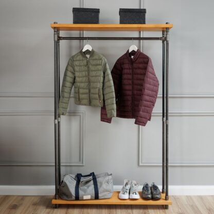 Floating Shelf & Clothing Bar - Image 2