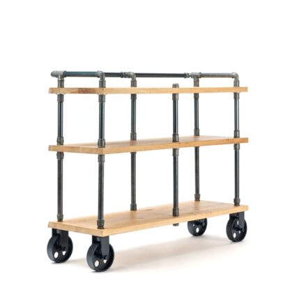 Wood Kitchen Storage Cart - Image 6