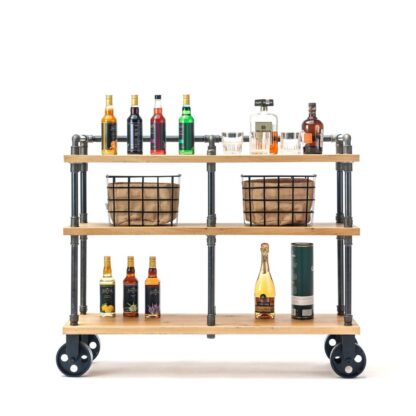 Wood Kitchen Storage Cart