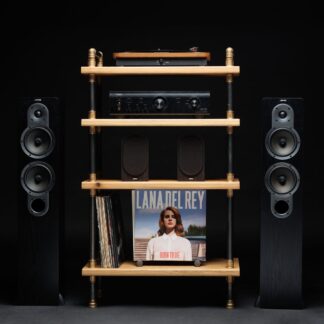 Gold Turntable Storage