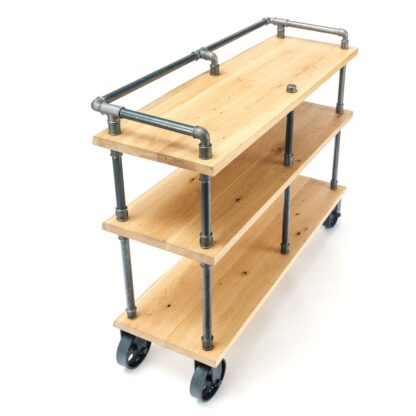 Wood Kitchen Storage Cart - Image 7